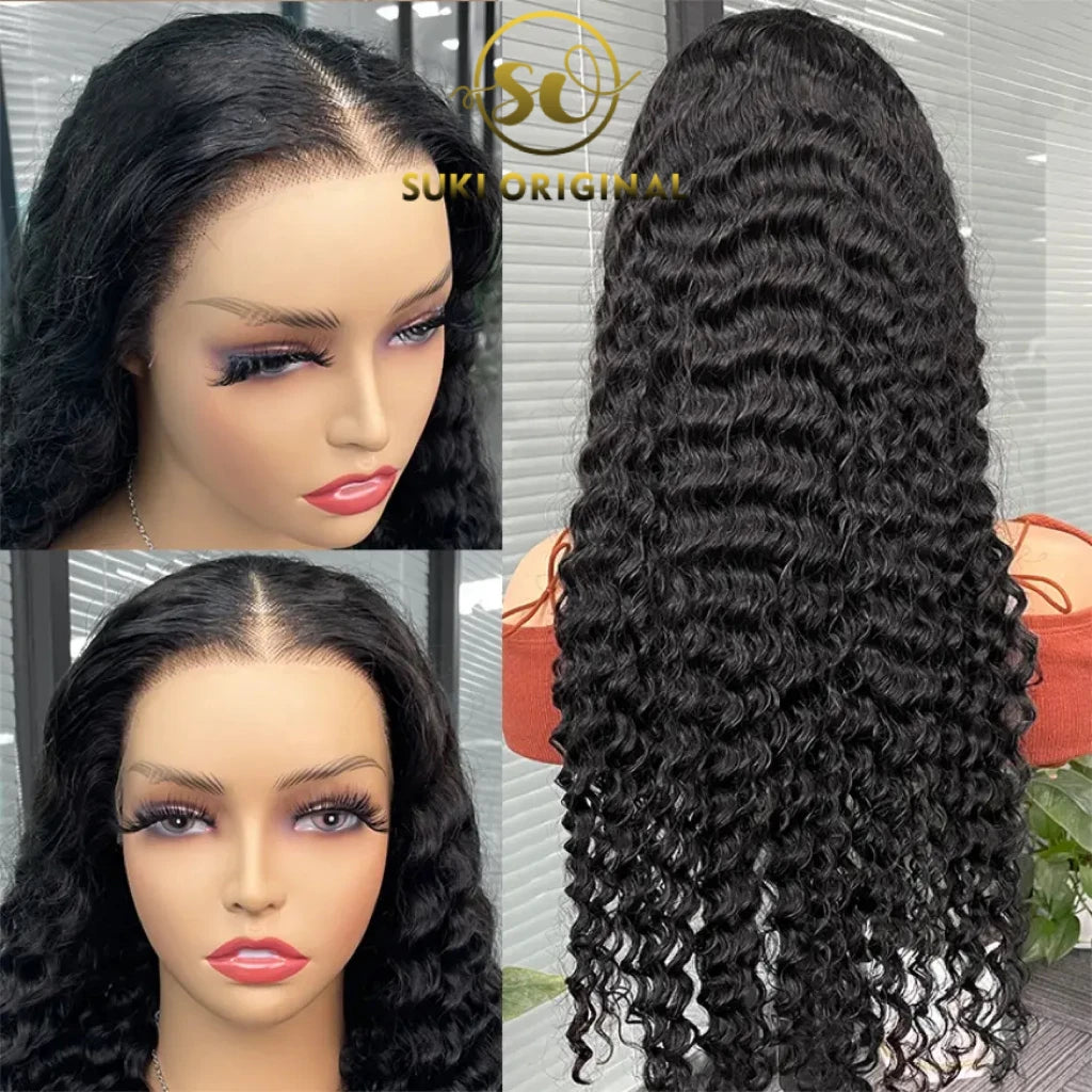Glueless Wigs Raw Human Hair for Black Women Wear and Go Bleach Knots HD Lace Front Wig Glueless Full Hd Lace Wigs