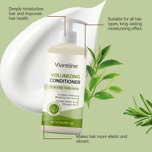 Viareline Volumizing Conditioner Soft Hydrating Moisturizing Improving Dry Hair Frizz  Strengthening And